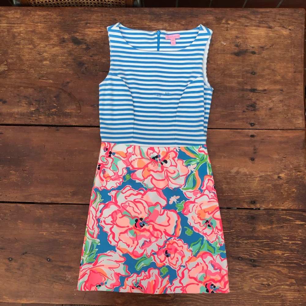 🌸Lilly Pulitzer🌸 Stripe/Floral Shift